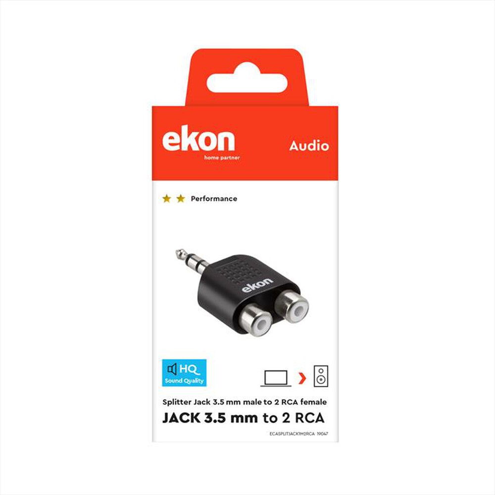 "SBS - ECASPLITJACK1M2RCA"