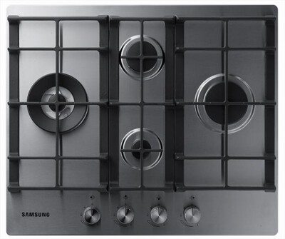 SAMSUNG - Piano cottura a gas NA64H3030BS 60cm-Acciaio AISI 304