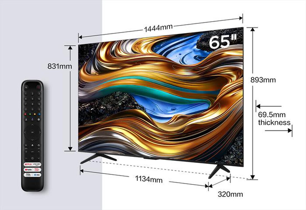 Immagine del prodotto TCL - Smart TV LED UHD 4K 65" 65P79B-Titanium