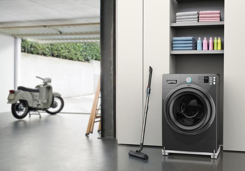 "MELICONI - BASE MOVE SLIM-Tecnopolimero bianco, leve fre"