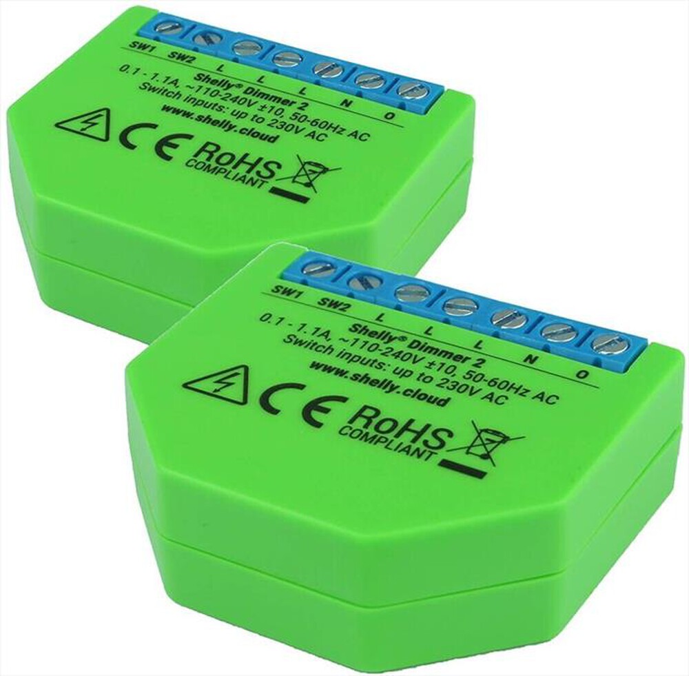 Immagine del prodotto SHELLY - Dispositivo controllo luci DIMMER 2 ML - TWO PACK
