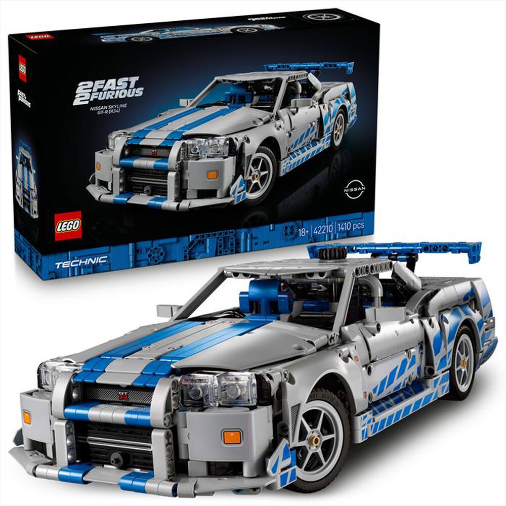 "LEGO - AUTO NISSAN SKYLINE GT-R (R34) 2 FAST 2 FURIOUS-,"