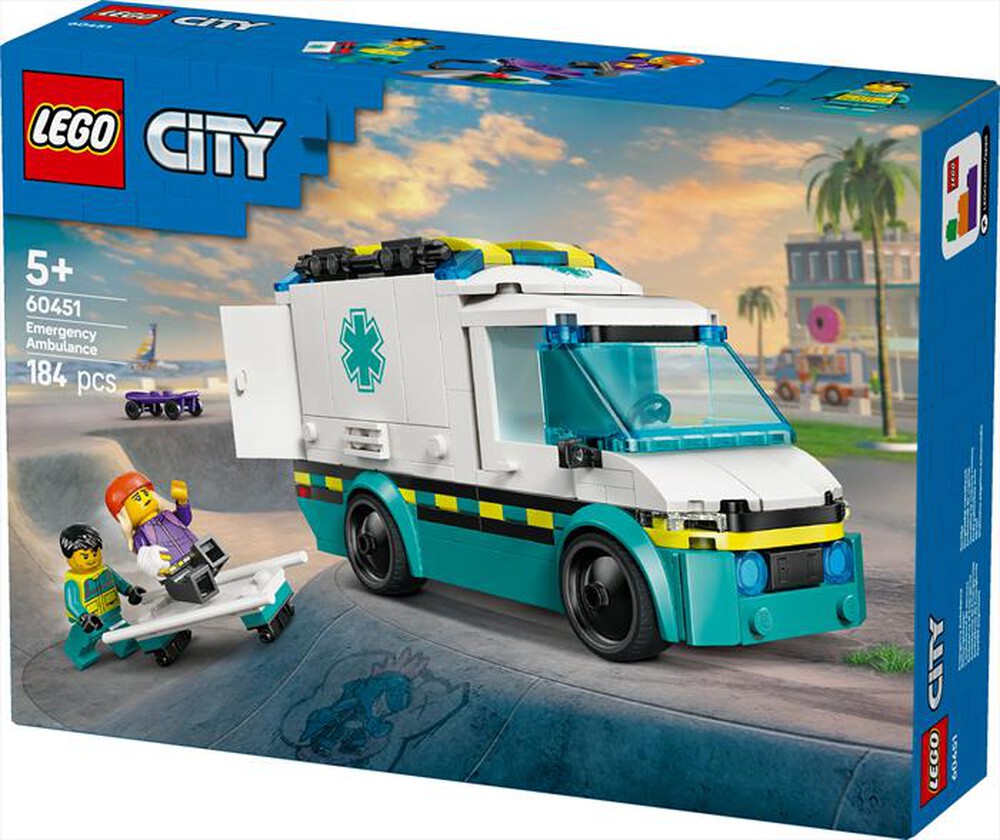 Immagine del prodotto LEGO - CITY GREAT VEHICLES Ambulanza di emergenza 60451