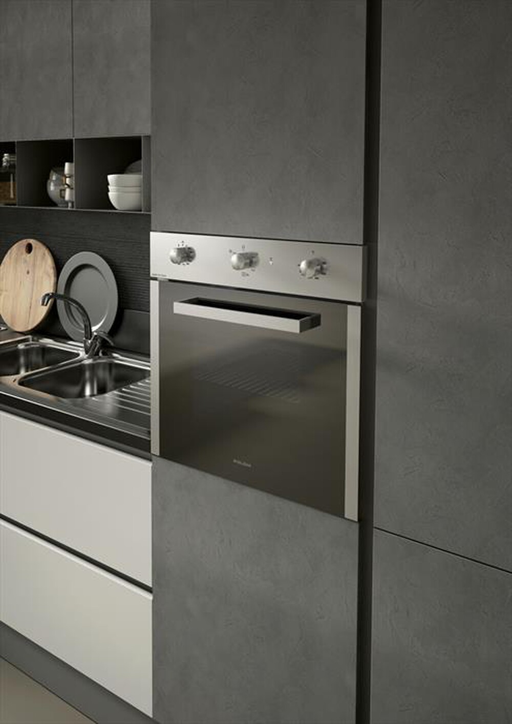"GLEM GAS - Forno incasso elettrico GFS52IX-S3 Classe A"