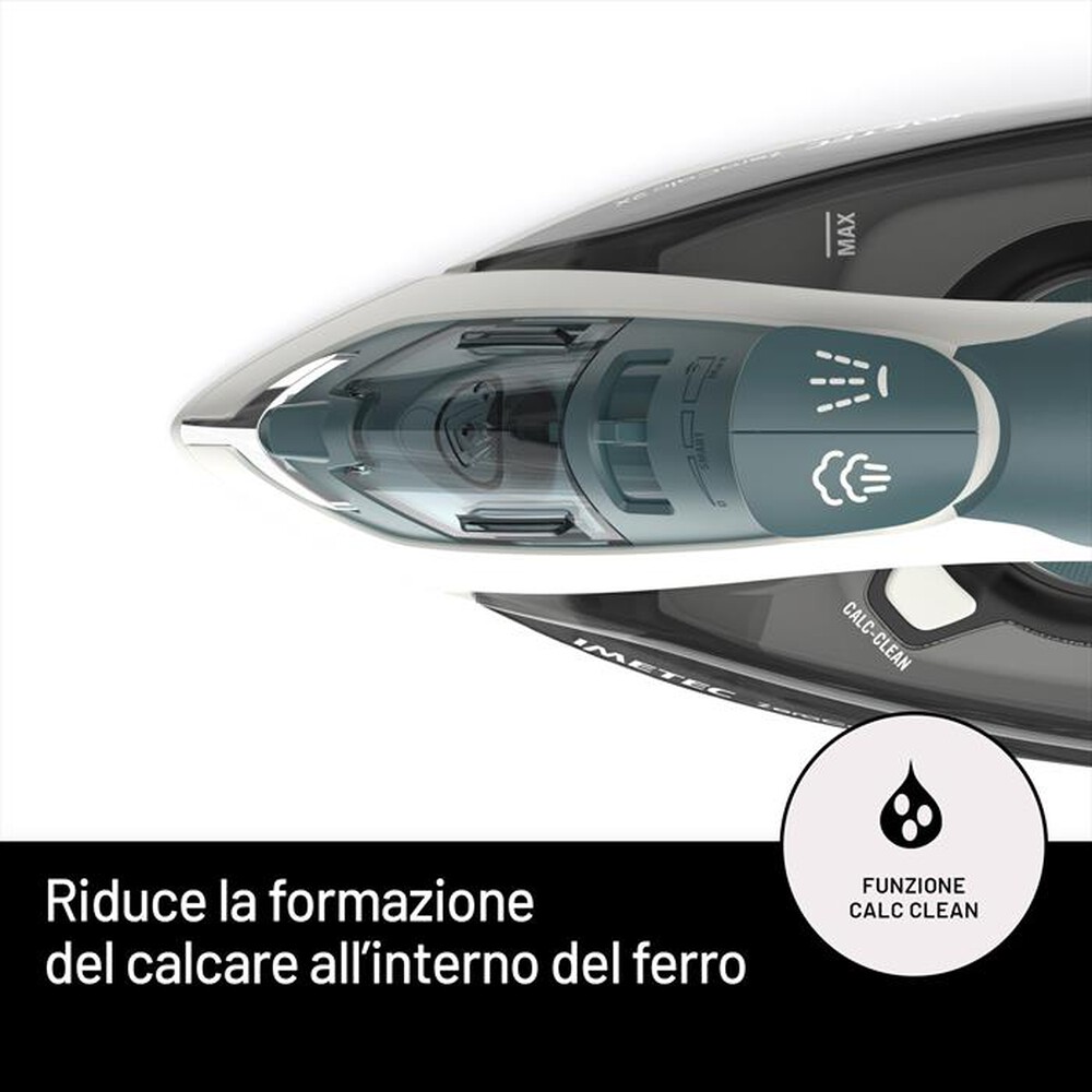 Immagine del prodotto IMETEC - Ferro da stiro ZEROCALC 2X-Bianco/Verde
