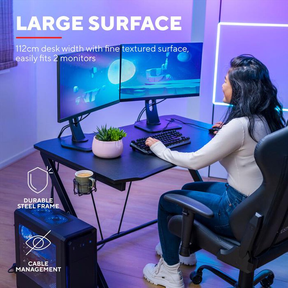"TRUST - GXT711X DOMINUS DESK-Black"