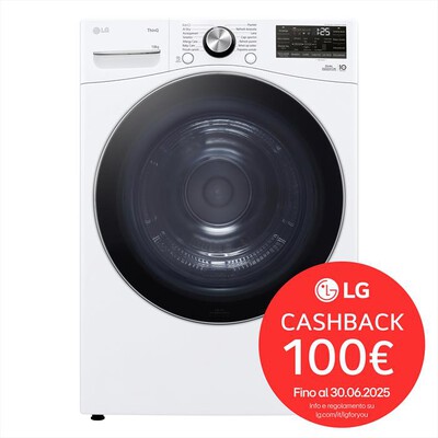 LG - Asciugatrice RH18U8AVCW 18 Kg Classe A+++-Bianca