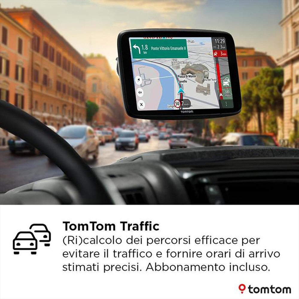 "TOM TOM - GO CAMPER TOUR 2A GENERAZIONE-Nero"
