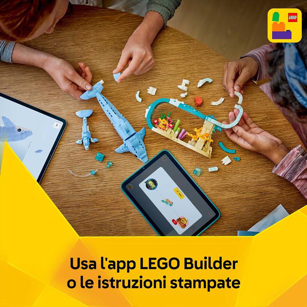 Immagine del prodotto LEGO - CREATORE 3IN1 Animali marini: delfini - 31385-Multicolore