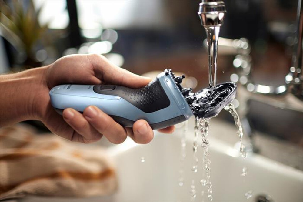 "PHILIPS - Rasoio uomo wet & dry X3003/00-Blu celeste"