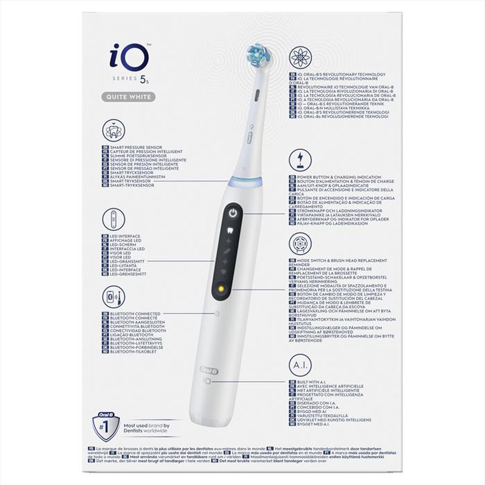 "ORAL-B - Spazzolino elettrico IO5 S-BIANCO"