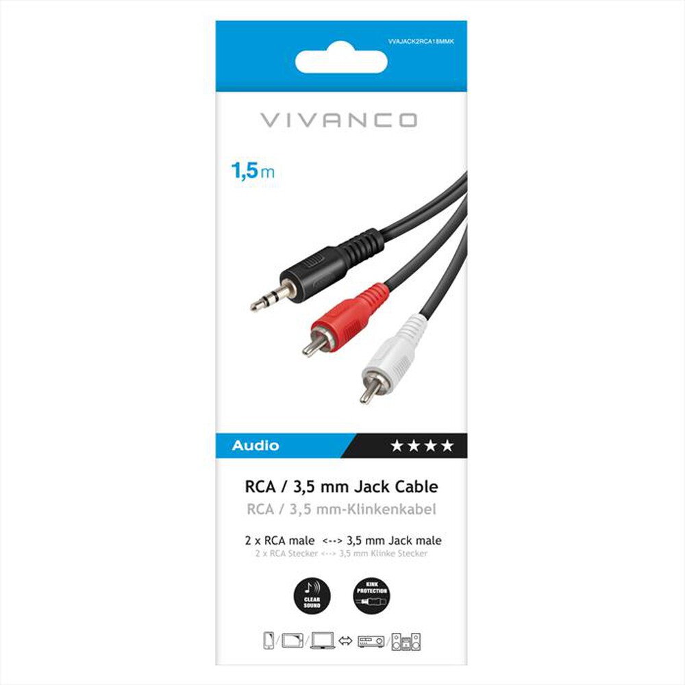 Immagine del prodotto SBS - Audio connection 1.5m-Nero