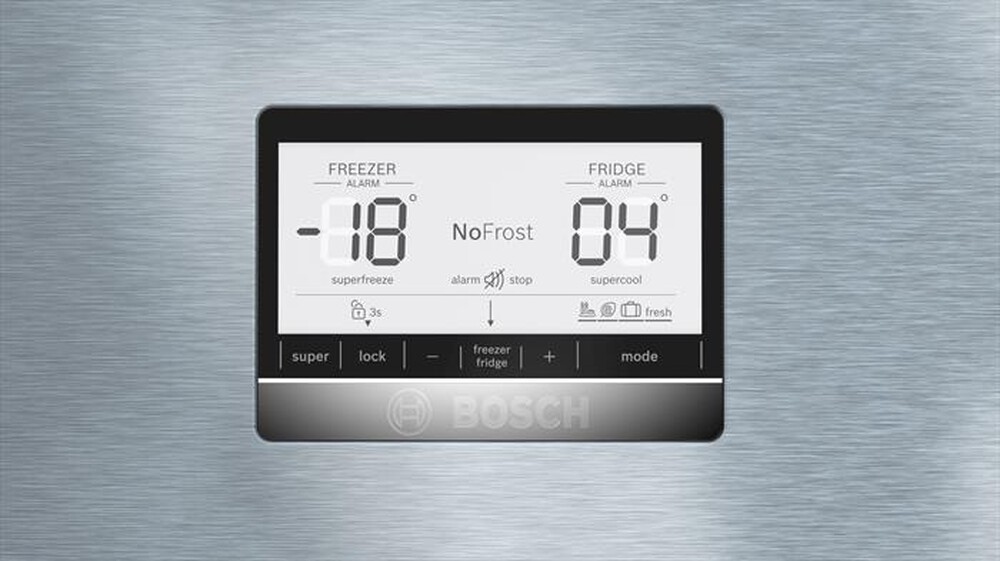 "BOSCH - Frigorifero combinato KGN86AIDR Classe D 631 lt-Acciaio anti-impronta"