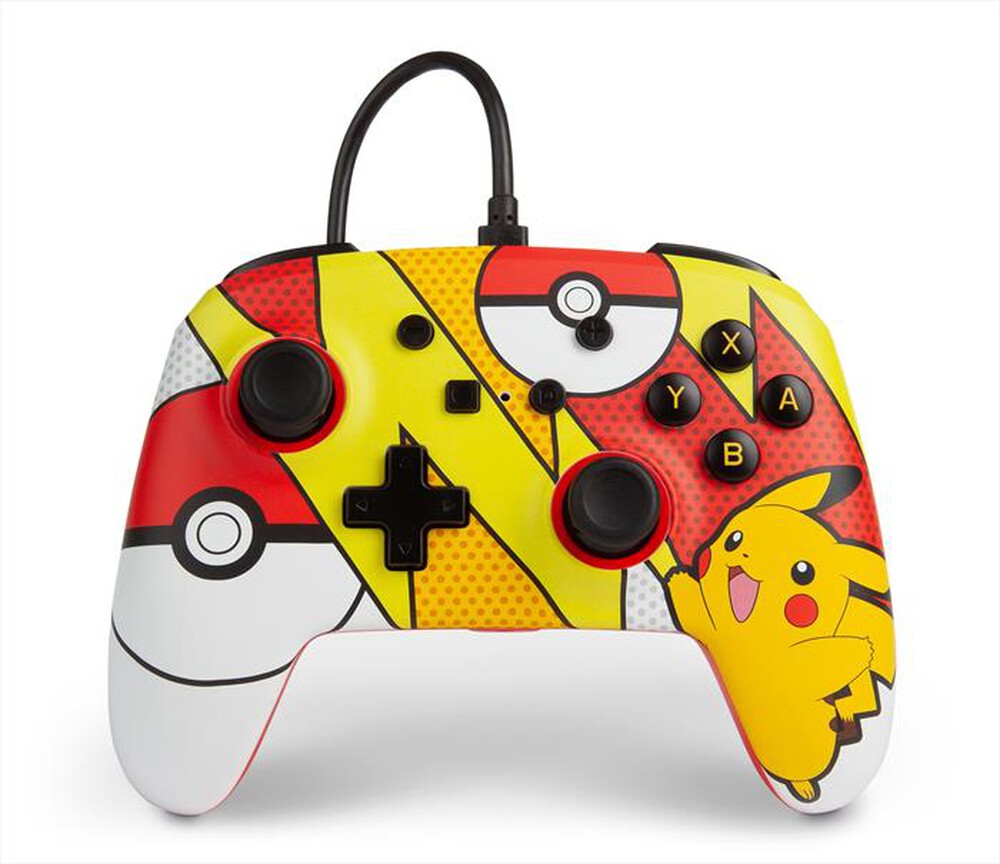 Immagine del prodotto XTREME - NSW CONTROLLER CON CAVO PIKACHU POP ART-BIANCO/GIALLO/ROSSO