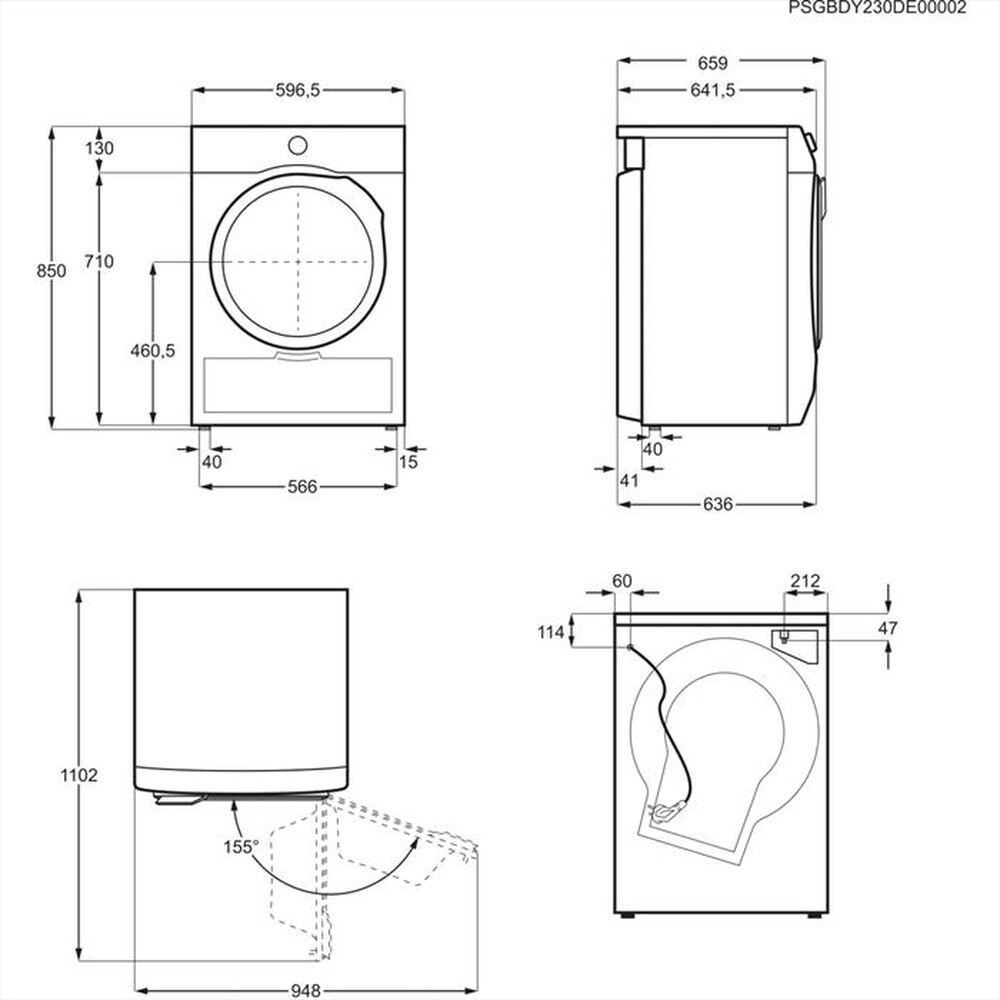 Immagine del prodotto ELECTROLUX - Asciugatrice EW7H39B 9 Kg Classe B-Bianco