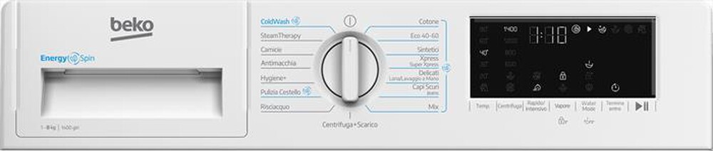 Immagine del prodotto BEKO - Lavatrice incasso WIT8A4BW 8 Kg Classe A-Bianco