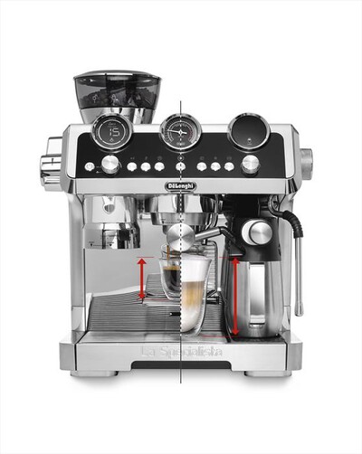 DE LONGHI - Macchina da caffè espresso EC9865.M-Metal