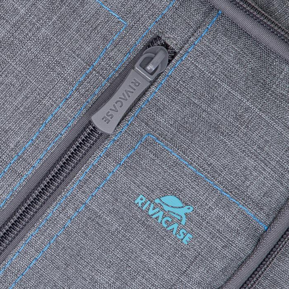 "RIVACASE - 7530 BORSA DI TELA CON TRACOLLA PER NOTEBOOK 15-Grigio"