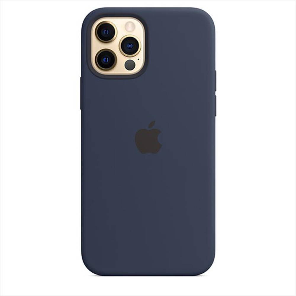 "APPLE - Custodia MagSafe in silicone iPhone 12/12 Pro - Deep Navy"