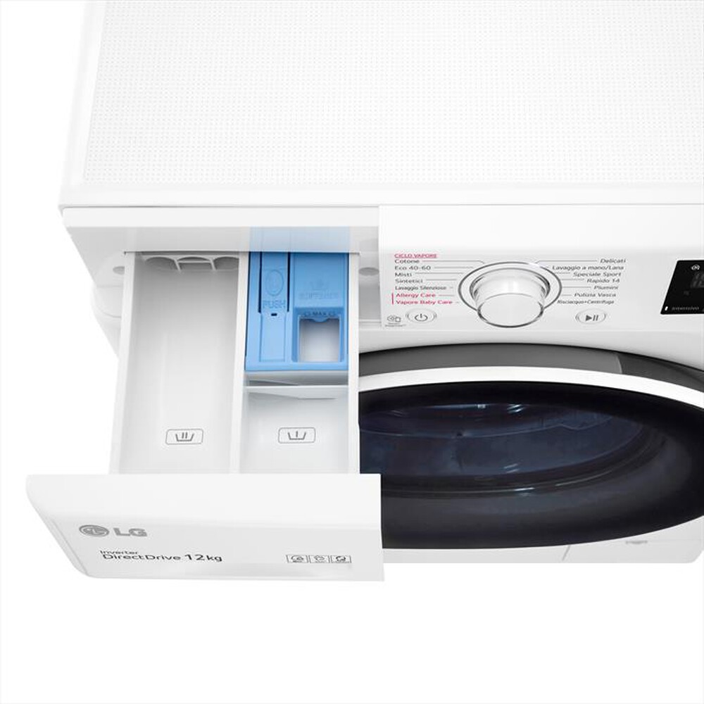 "LG - Lavatrice F4WV312S0E 12 Kg Classe B-White"