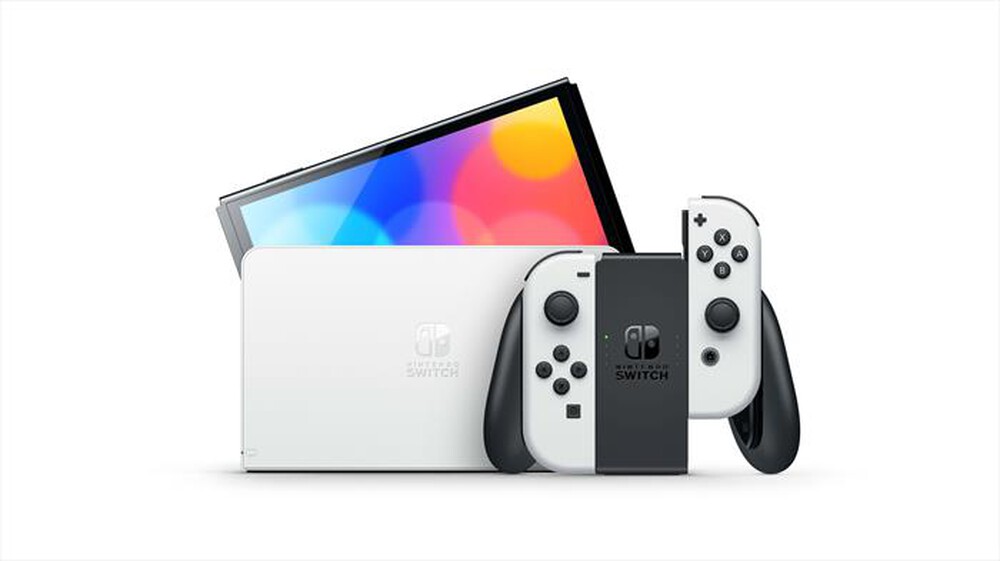 "NINTENDO - SWITCH OLED+MARIO KART 8 DELUXE+NSO 12M-Bianco/Nero"