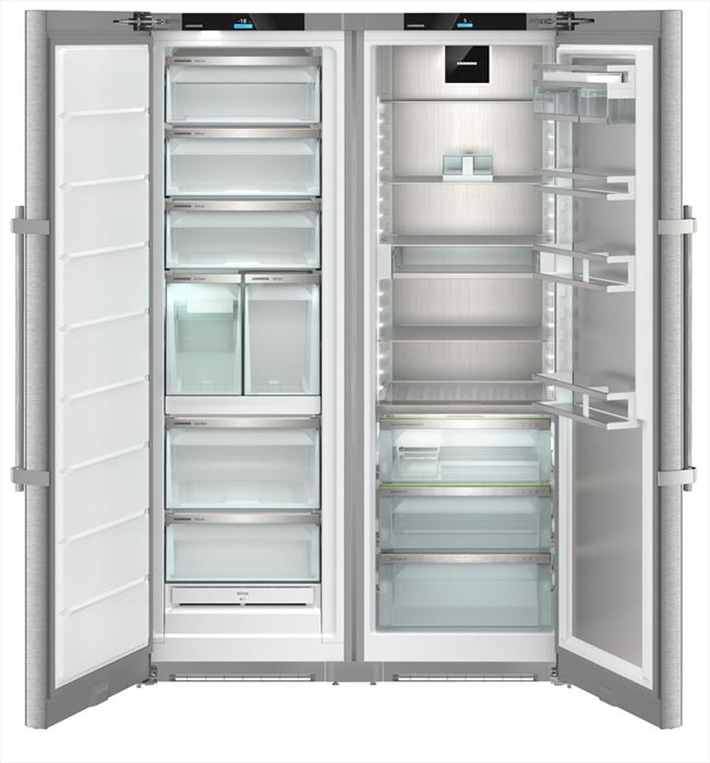 "LIEBHERR - Frigorifero side by side XRFST 5295-20 Classe D-Acciaio SmartSteel"
