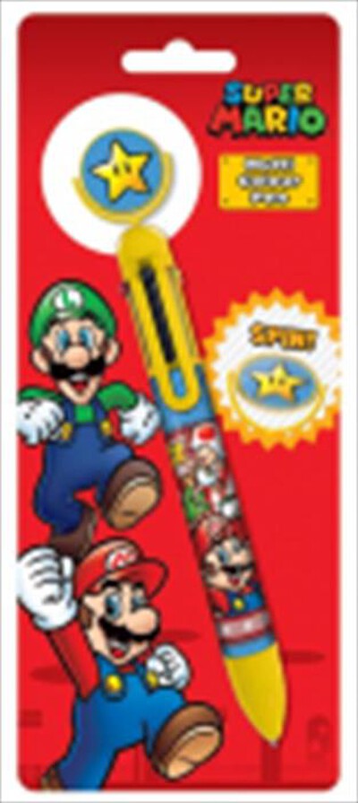 PYRAMID - Penna Multicolore Super Mario Burst SR72884-Multicolore