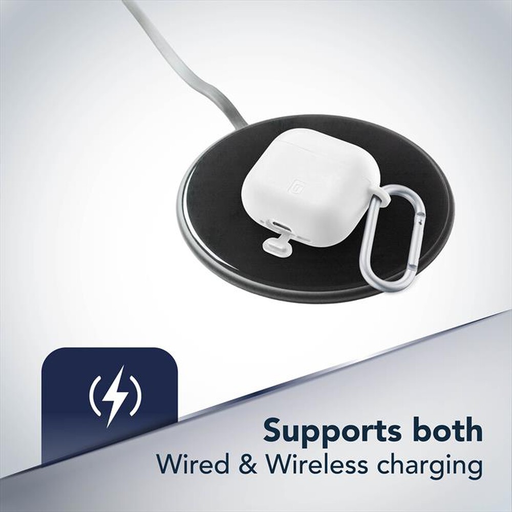 Immagine del prodotto CELLULARLINE - Custodia BOUNCE - AIRPODS 4/4 ANC-White