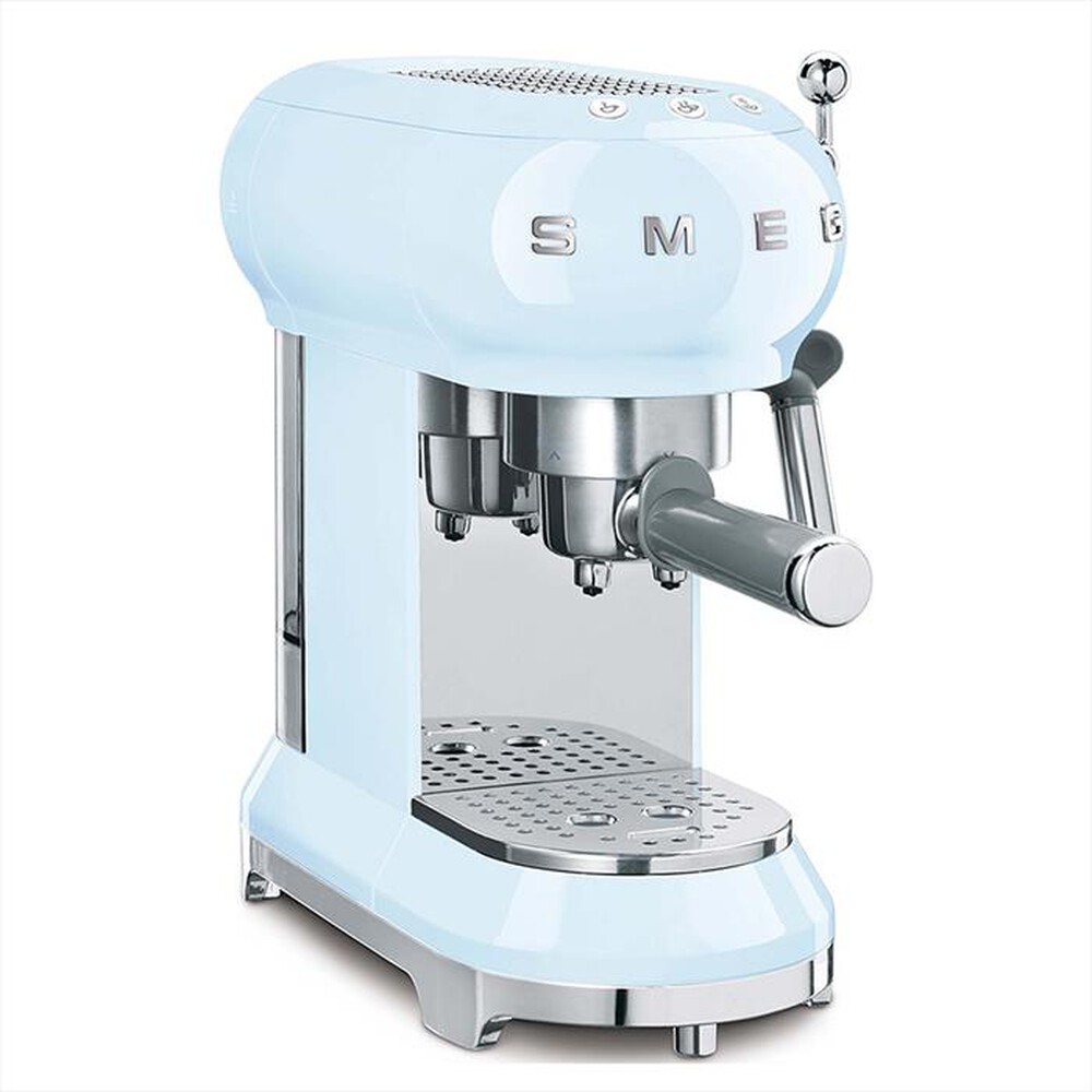 SMEG - Macchina da Caff&egrave; Manuale 50's Style &ndash; ECF01PBEU-azzurro
