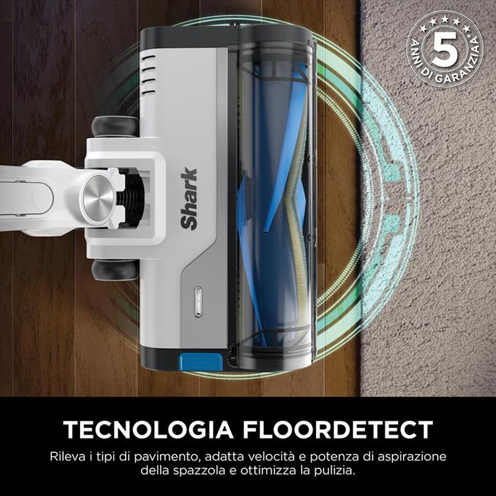 "SHARK - Scopa elettrica CORDLESS STICK VACUUM POWERPRO-Bianco / Blu"