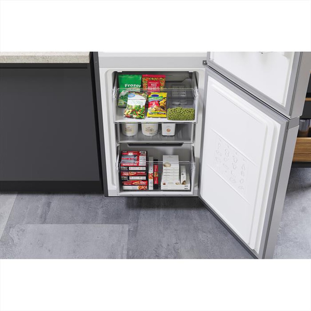 "HOTPOINT ARISTON - Frigorifero combinato HAFC9 TT43SX O3 Classe D-Acciaio inossidabile"