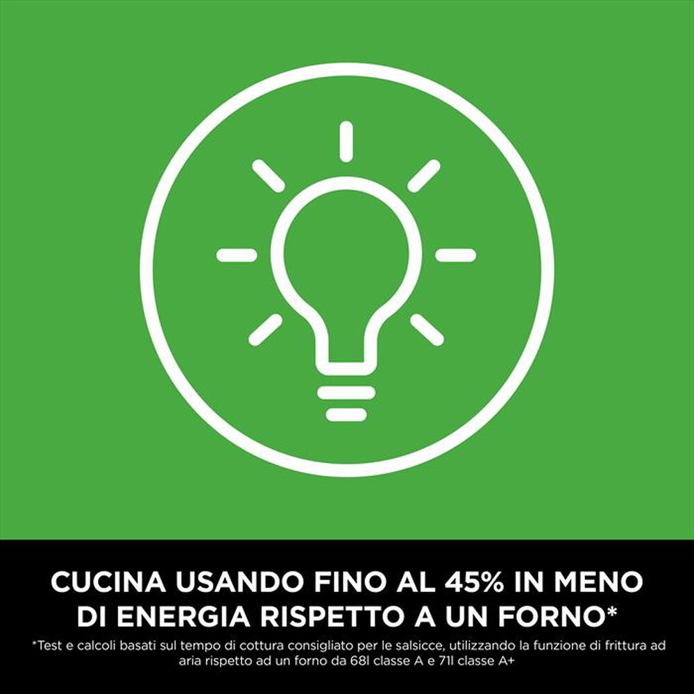 "NINJA - Friggitrice ad aria FLEXDRAWER DA 10,4L-nero"