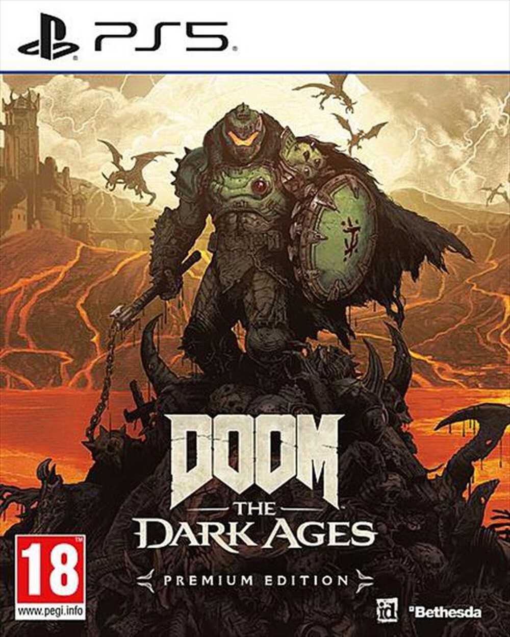 Immagine del prodotto MICROSOFT - DOOM THE DARK AGES PREMIUM PS5-VERDE