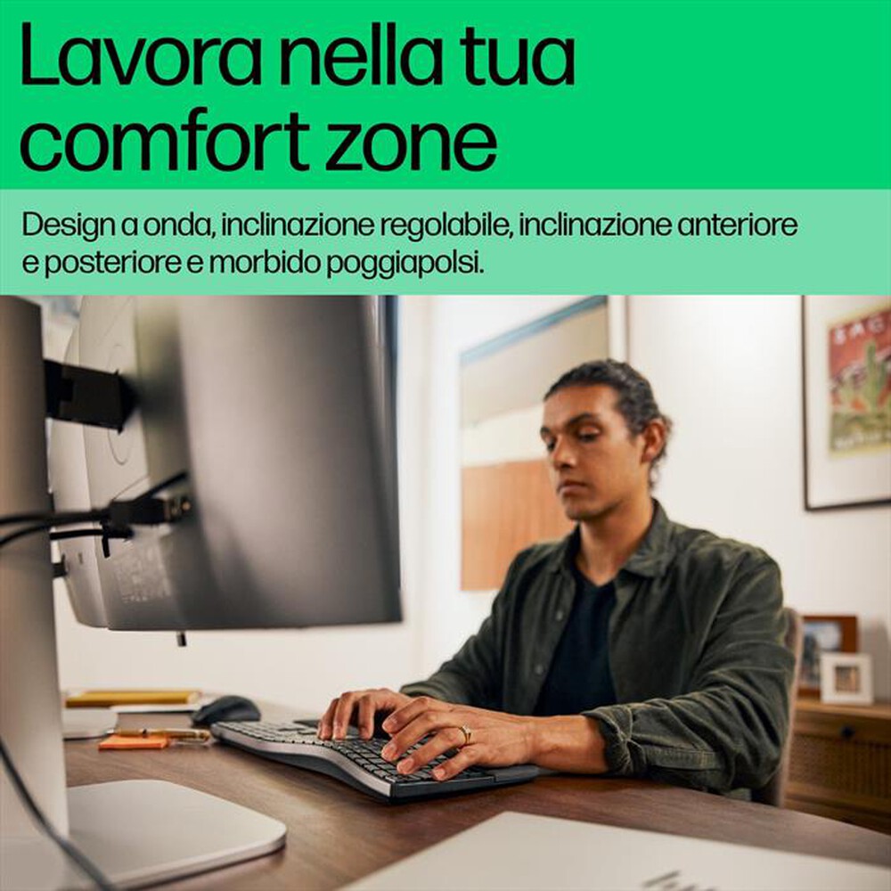 "HP - TASTIERA DUAL MODE 680-Nero"