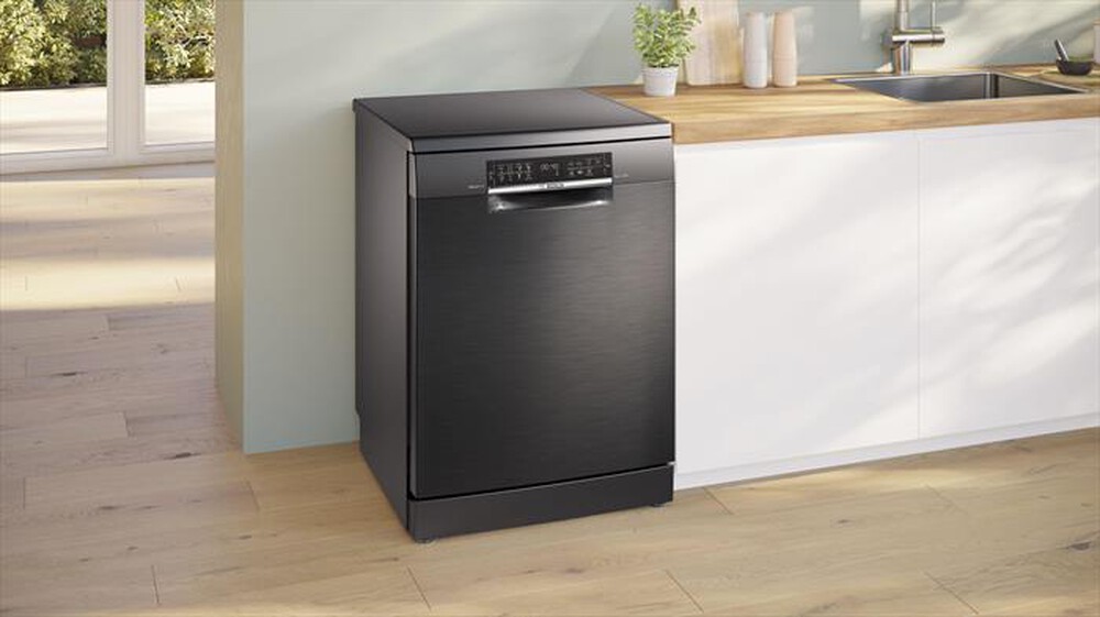 "BOSCH - Lavastoviglie SMS6ECC12E Classe A 14 coperti-Acciaio nero anti-impronta"