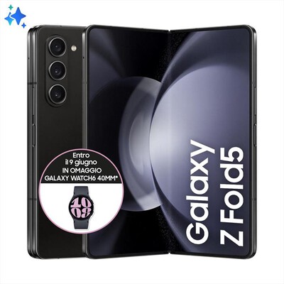 SAMSUNG - Galaxy Z Fold5 1TB-Phantom Black