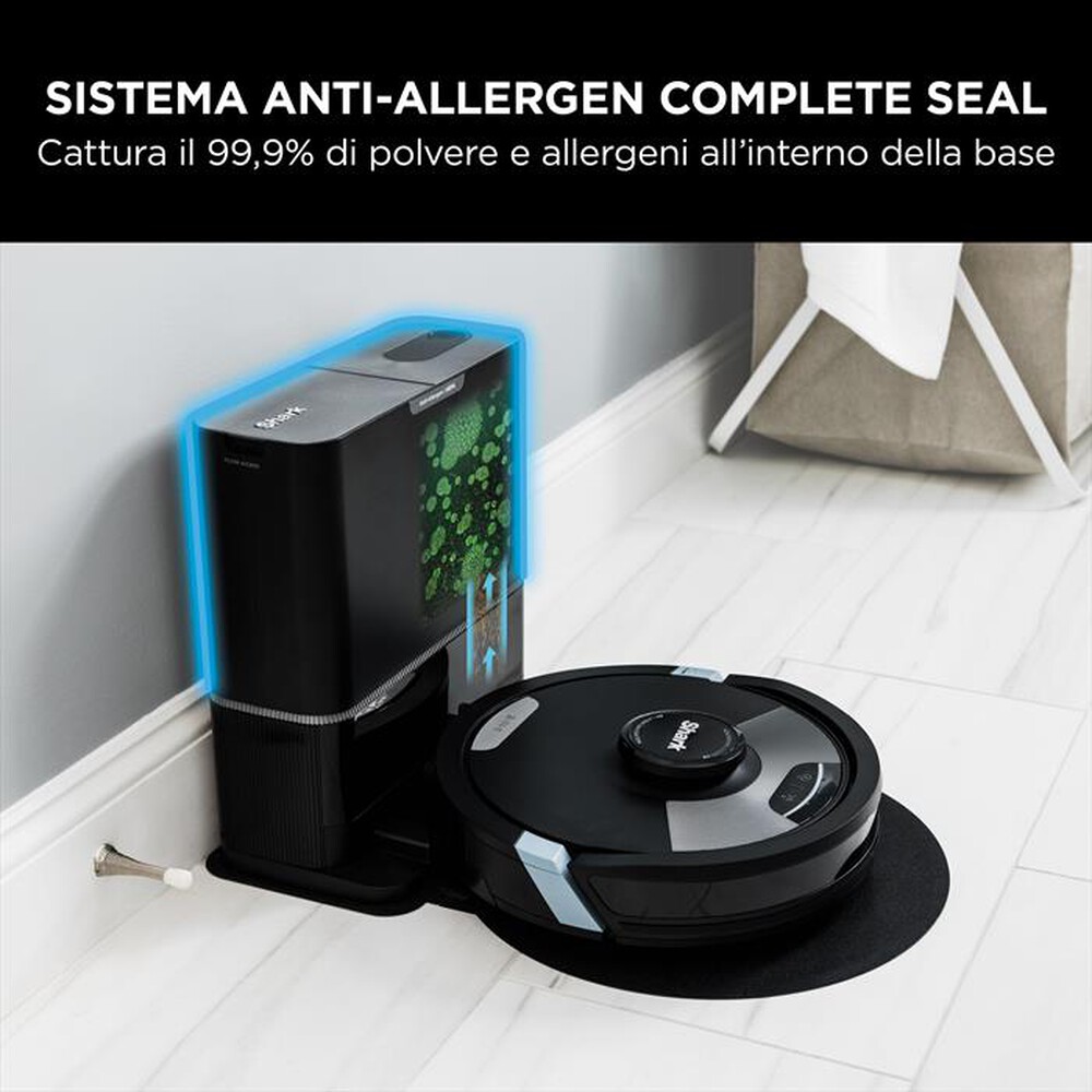 "SHARK - Robot aspirapolvere-lavapavimenti RV2600WSEU-nero"