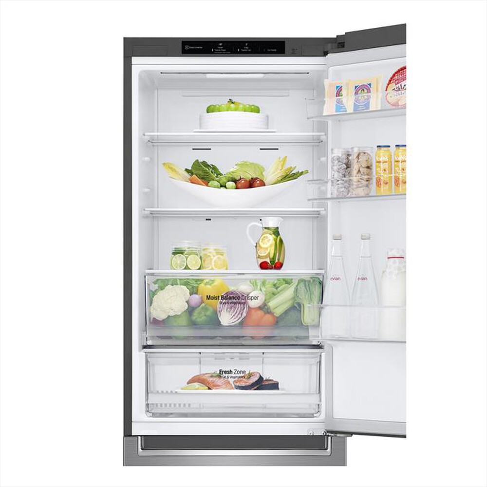 "LG - Frigorifero combinato GBB61PZJMN Classe E 341 lt-Argento"
