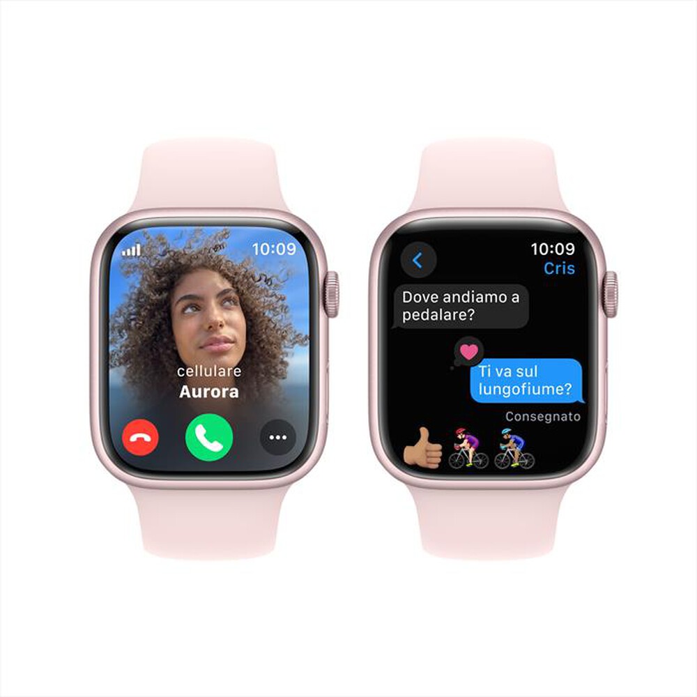 "APPLE - Watch Series 9 GPS + Cellular Cassa 45mm - M/L-Rosa Confetto"