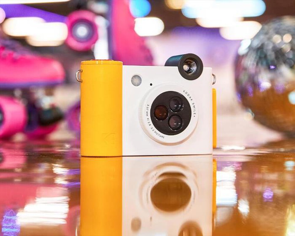 Immagine del prodotto KODAK - Fotocamera istantanea INSTANT Smile+-Bianco/Giallo