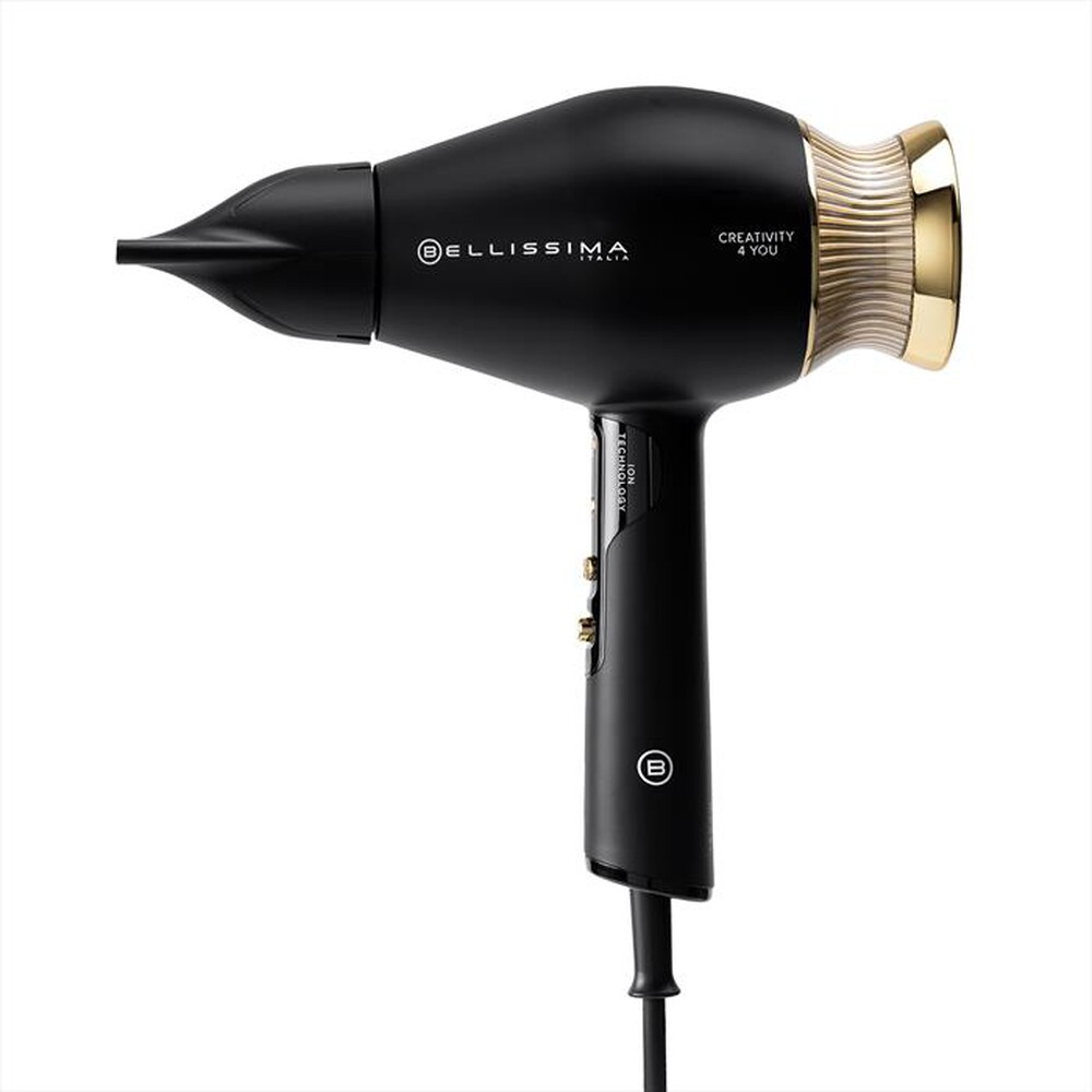 Immagine del prodotto BELLISSIMA IMETEC - ASCIUGACAPELLI PROFESSIONALE CREATIVITY 4 YOU-Nero, Oro