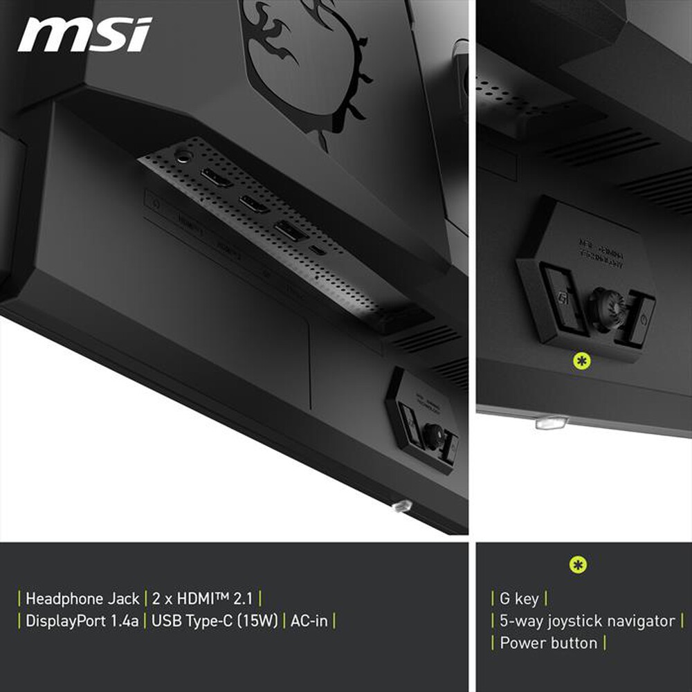 Immagine del prodotto MSI - Monitor QD OLED 31,5" MAG 322UP QD-OLED E16-Nero