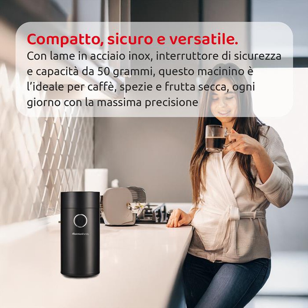 Immagine del prodotto MELCHIONI FAMILY - Macina caff&eacute; MACININO-Nero / Plastica