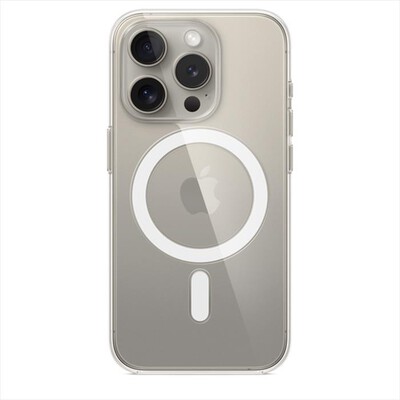 APPLE - iPhone 15 Pro Clear Case con MagSafe-Trasparente