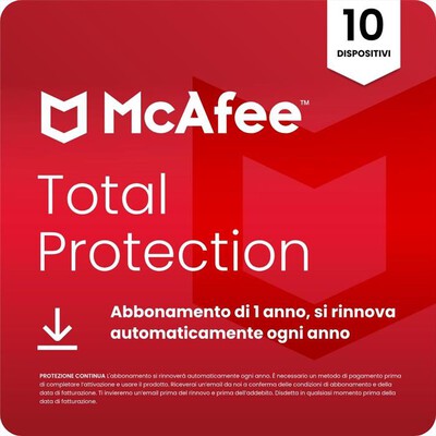 MCAFEE - Total Protection 10 dispositivi