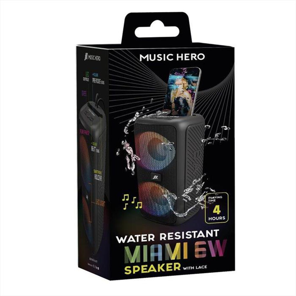 Immagine del prodotto SBS - Speaker MHSPMIAMI6BTK-Nero