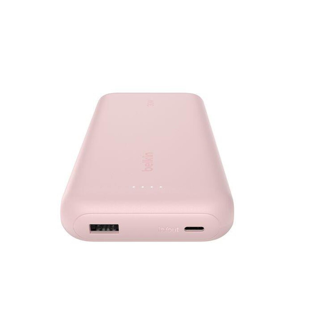 "BELKIN - 20K PD30W INTEGRATED USB-C CABLE POWER BANK - PINK-Rosa"
