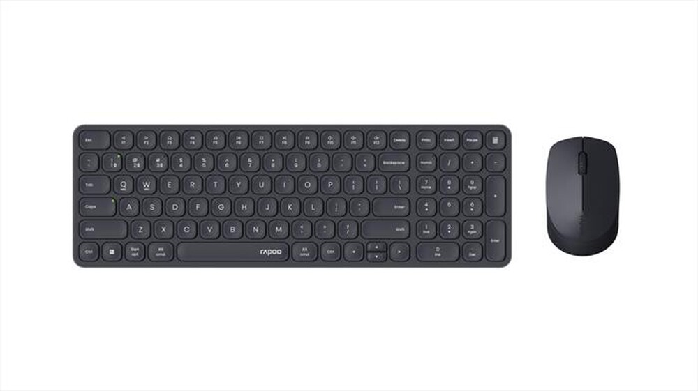 Immagine del prodotto RAPOO - Combo desktop wireless ultrasottile 9310M-Nero