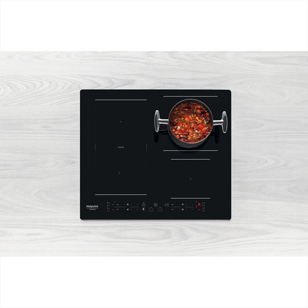 "HOTPOINT ARISTON - Piano induzione HB3160C NE 59 cm-Nero"