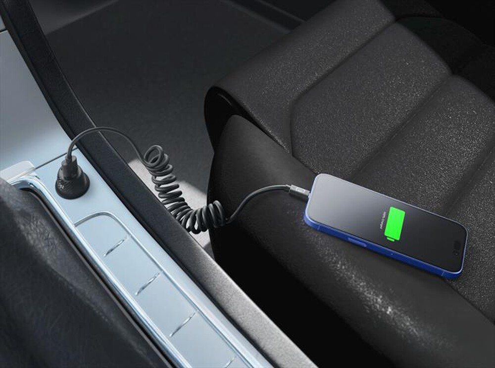 Immagine del prodotto CELLULARLINE - USB TO USB-C SPIRAL CABLE-Nero